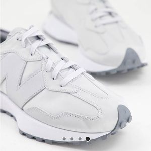 New Balance 327 Sneakers in Metallic Silver